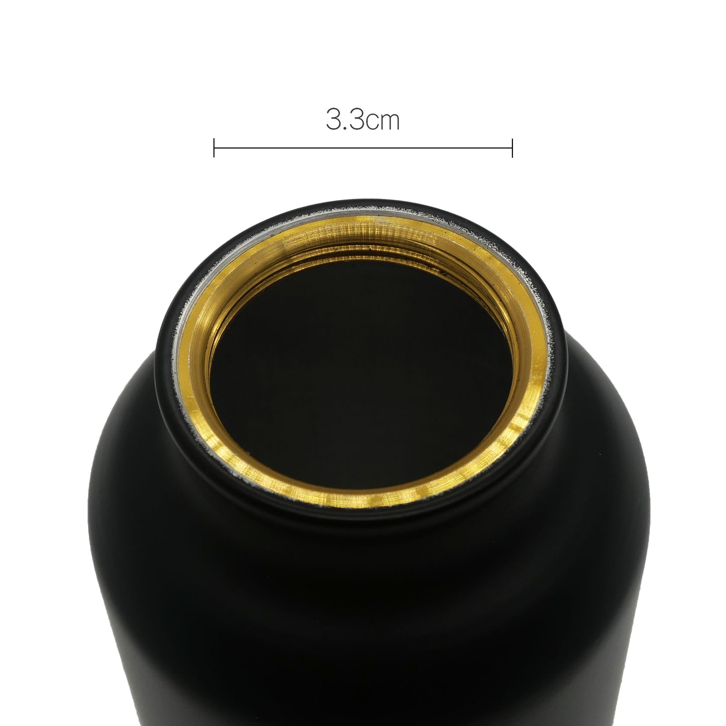 アルミハンギングボトル<br>マットブラック/ 500ml<br>BRUNSWICK
