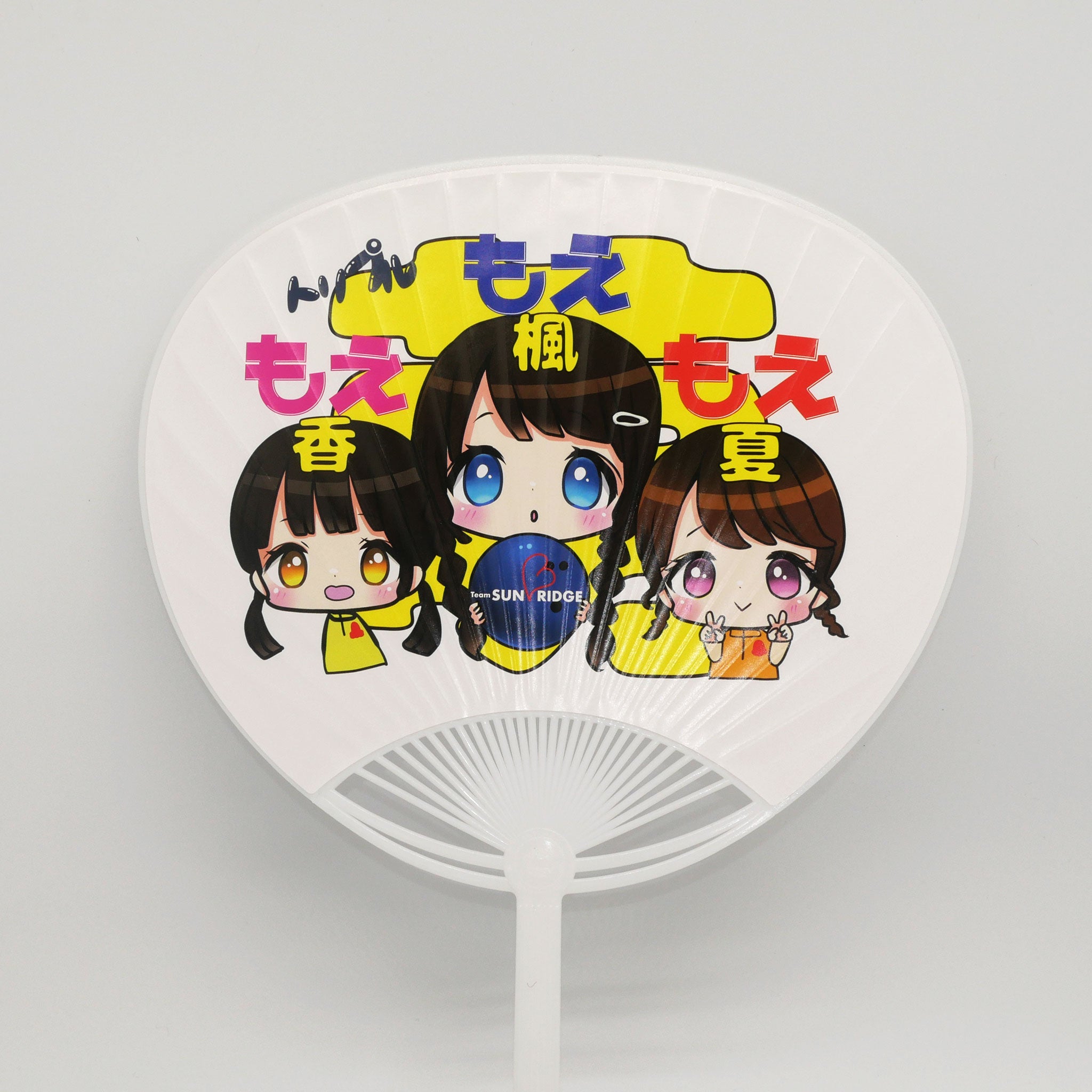 応援うちわレギュラーサイズ 尾上萌楓プロ＆岩渕萌香プロ＆金子