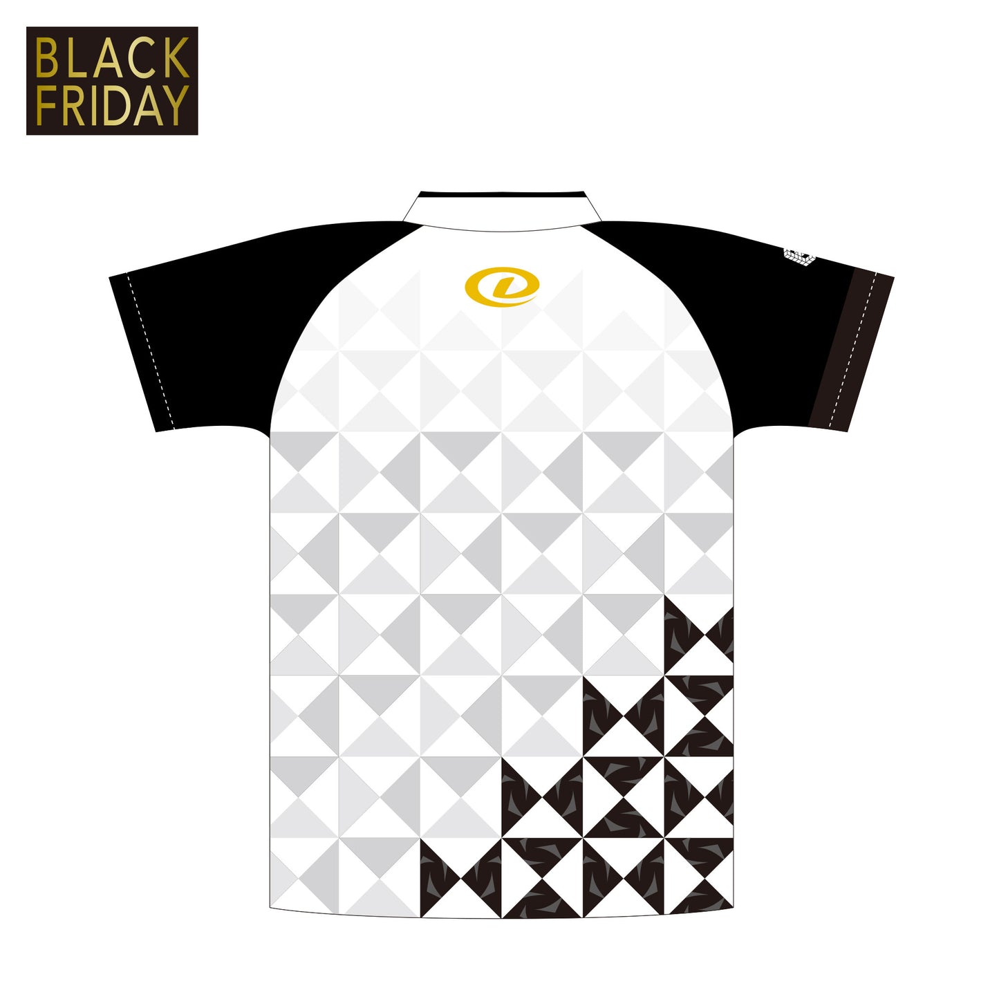 【BLACK FRIDAY限定モデル】<br>　Dexterボウリングウェア<br>ストライクパターン［BP050］・ブラック