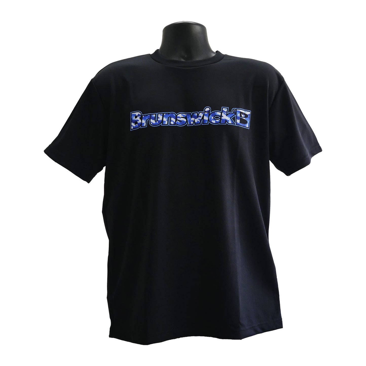 【ECサイト限定】Brunswick 迷彩ロゴ（ブルー）ドライTシャツ・BT-04