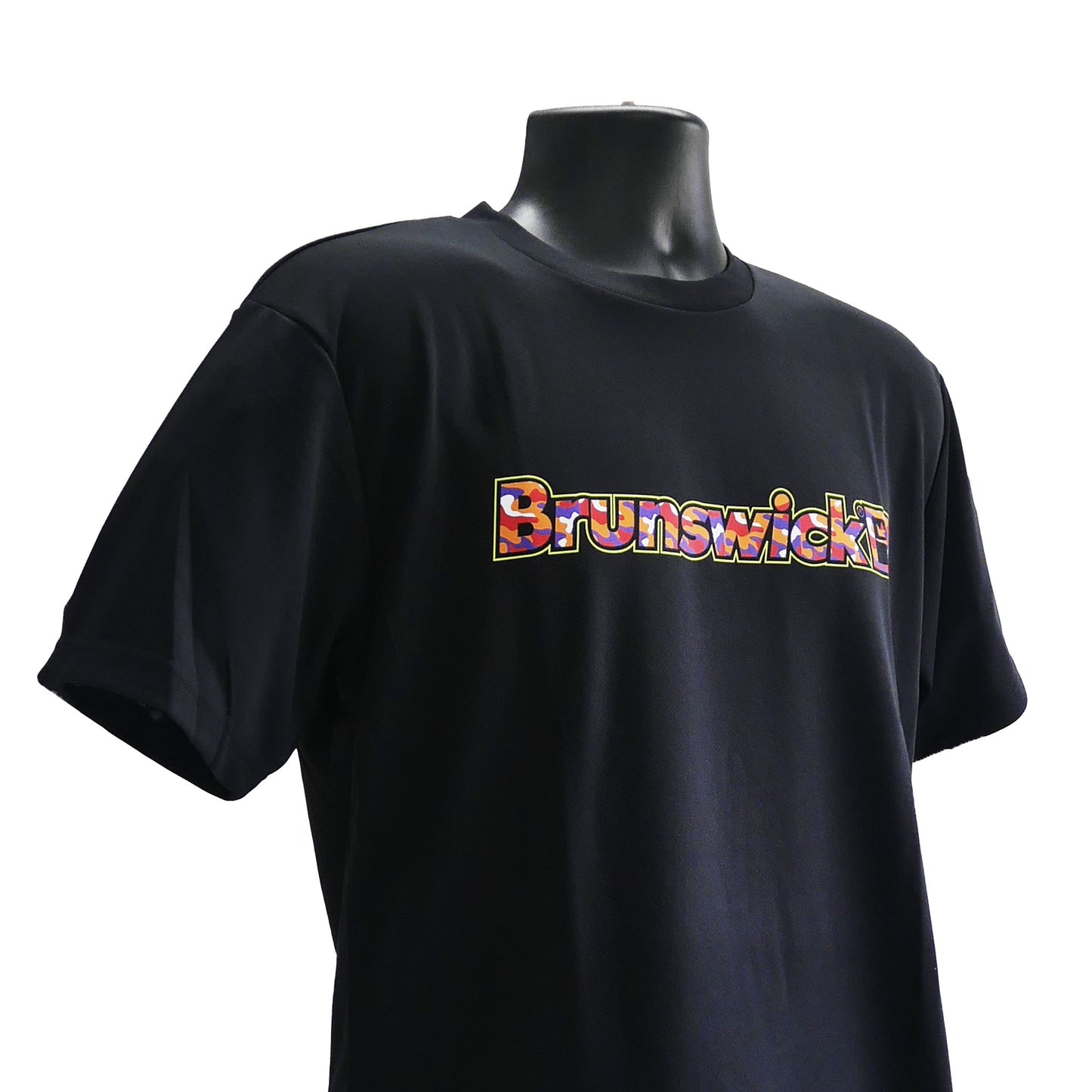 【ECサイト限定】Brunswick 迷彩ロゴ（レッド）ドライTシャツ・BT-04