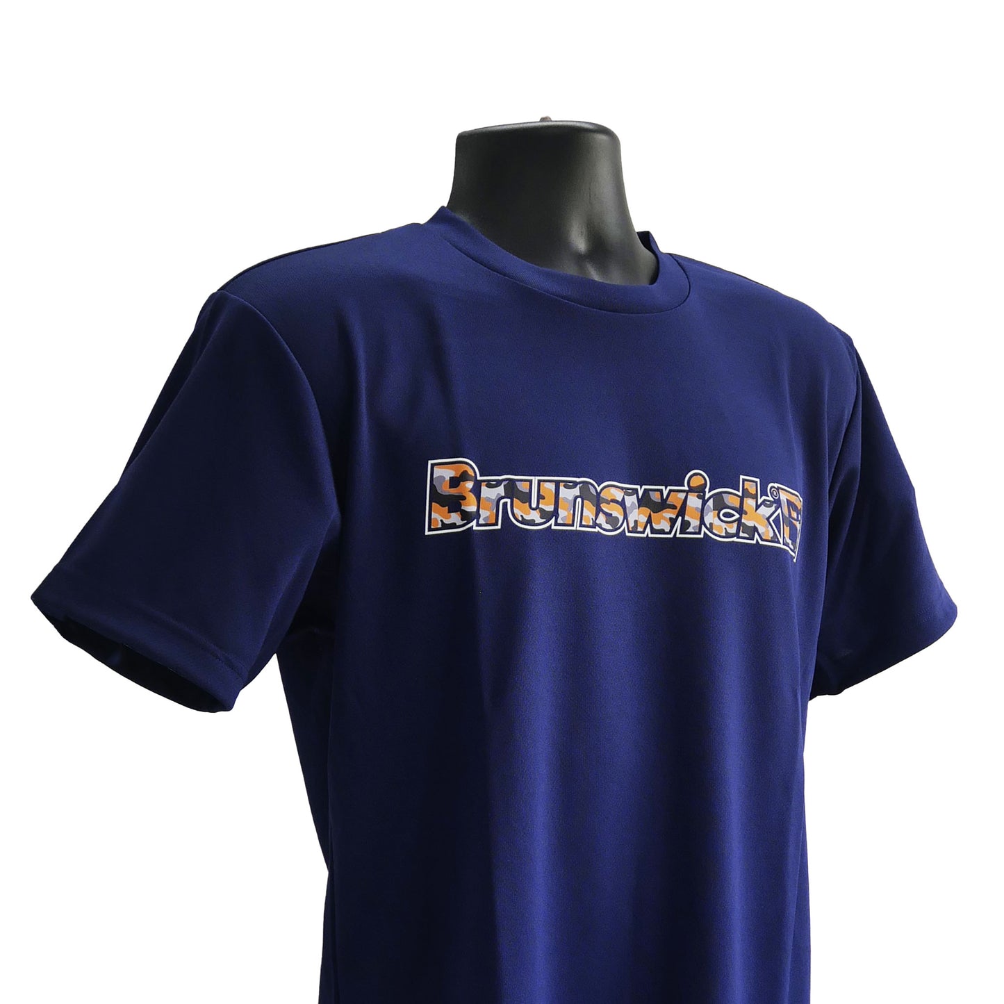 【ECサイト限定】Brunswick 迷彩ロゴ（オレンジ)ドライTシャツ・BT-04