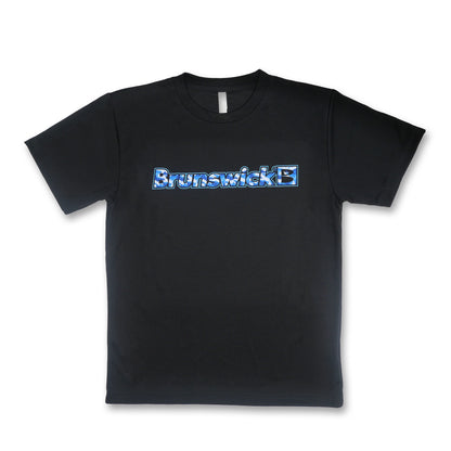 【ECサイト限定】Brunswick 迷彩ロゴ（ブルー）ドライTシャツ・BT-04