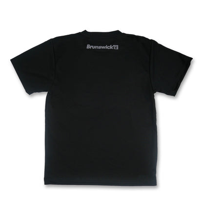 【ECサイト限定】Brunswick パズルロゴ・ドライTシャツ（ブラック）BT-03